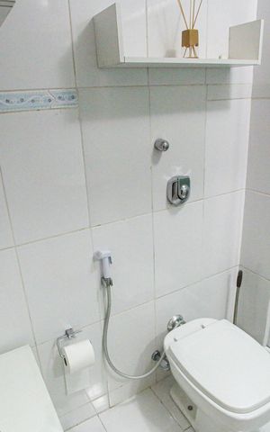 Apartamento à venda com 49m², 1 quarto e 1 vagaBanheiro