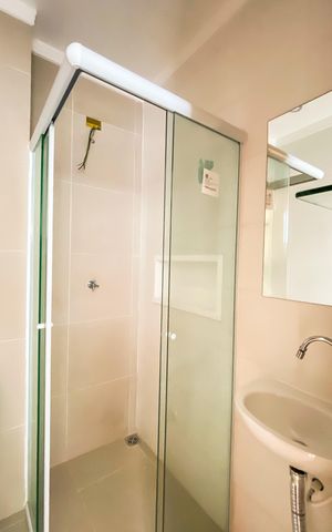Apartamento para alugar com 25m², 1 quarto e sem vaga Apartamento para alugar com 25m², 1 quarto e sem vagaBanheiro