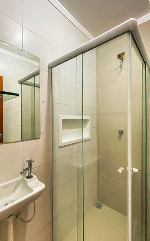 Apartamento para alugar com 25m², 1 quarto e sem vaga Apartamento para alugar com 25m², 1 quarto e sem vagaBanheiro