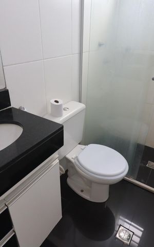 Apartamento para alugar com 47m², 2 quartos e 1 vaga Apartamento para alugar com 47m², 2 quartos e 1 vagaBanheiro