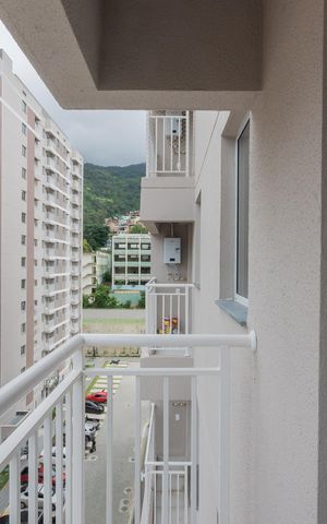 Apartamento para alugar com 45m², 2 quartos e sem vagaVaranda