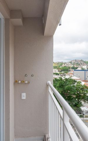 Apartamento para alugar com 45m², 2 quartos e sem vagaVaranda