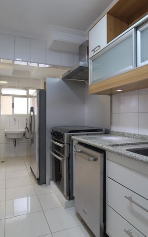 Apartamento para alugar com 128m², 3 quartos e 2 vagasCozinha e Área de Serviço