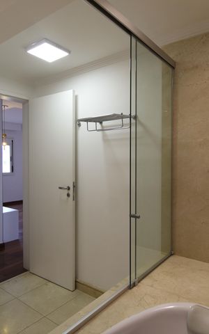 Apartamento para alugar com 128m², 3 quartos e 2 vagasBanheiro da Suíte