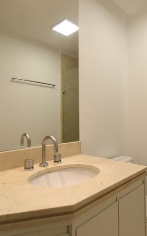 Apartamento para alugar com 128m², 3 quartos e 2 vagasBanheiro Social