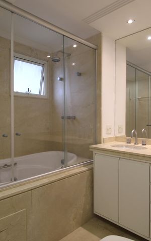 Apartamento para alugar com 128m², 3 quartos e 2 vagasBanheiro da Suíte