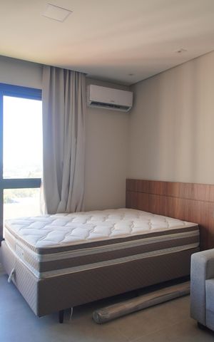 Apartamento para alugar com 25m², 1 quarto e 1 vagaQuarto/sala