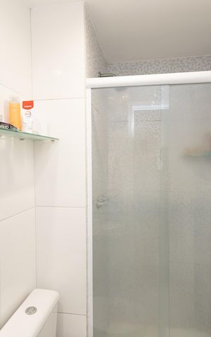 Apartamento para alugar com 48m², 2 quartos e 1 vaga Apartamento para alugar com 48m², 2 quartos e 1 vagaBanheiro