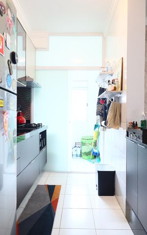 Apartamento para alugar com 75m², 2 quartos e 1 vagaCozinha e Área de Serviço