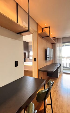 Apartamento para alugar com 31m², 1 quarto e sem vaga Apartamento para alugar com 31m², 1 quarto e sem vagaSala/Cozinha