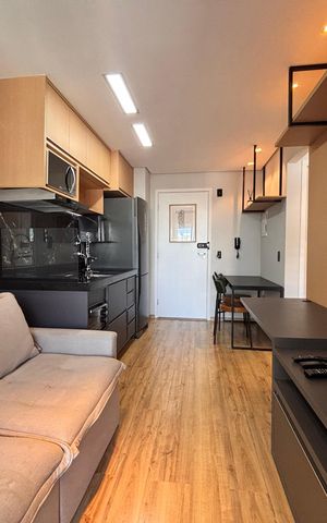 Apartamento para alugar com 31m², 1 quarto e sem vaga Apartamento para alugar com 31m², 1 quarto e sem vagaSala/Cozinha