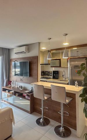 Apartamento para alugar com 65m², 2 quartos e 2 vagas Apartamento para alugar com 65m², 2 quartos e 2 vagasSala