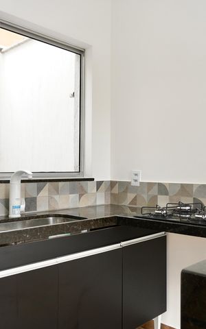 Studio para alugar com 35m², 1 quarto e 1 vaga Studio para alugar com 35m², 1 quarto e 1 vagaCozinha