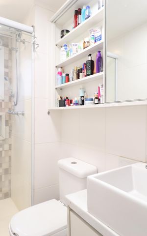 Apartamento para alugar com 66m², 2 quartos e 2 vagasBanheiro da Suíte