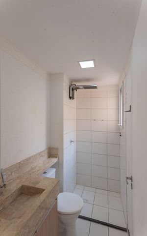 Apartamento para alugar com 55m², 2 quartos e 1 vaga Apartamento para alugar com 55m², 2 quartos e 1 vagaBanheiro
