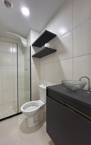 Apartamento para alugar com 34m², 2 quartos e sem vaga Apartamento para alugar com 34m², 2 quartos e sem vagaBanheiro