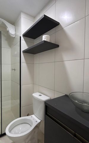 Apartamento para alugar com 34m², 2 quartos e sem vaga Apartamento para alugar com 34m², 2 quartos e sem vagaBanheiro