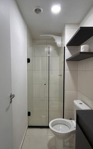 Apartamento para alugar com 34m², 2 quartos e sem vaga Apartamento para alugar com 34m², 2 quartos e sem vagaBanheiro