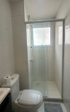 Apartamento para alugar com 58m², 2 quartos e 1 vaga Apartamento para alugar com 58m², 2 quartos e 1 vagaBanheiro Social