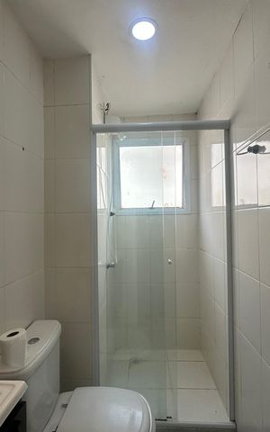 Apartamento para alugar com 58m², 2 quartos e 1 vaga Apartamento para alugar com 58m², 2 quartos e 1 vagaBanheiro Social
