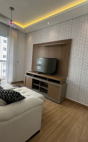 Apartamento para alugar com 58m², 2 quartos e 1 vaga Apartamento para alugar com 58m², 2 quartos e 1 vagaSala