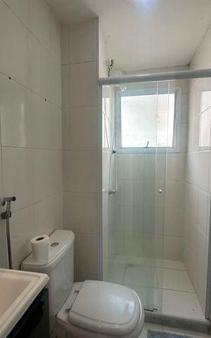 Apartamento para alugar com 58m², 2 quartos e 1 vaga Apartamento para alugar com 58m², 2 quartos e 1 vagaBanheiro Social