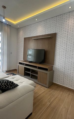 Apartamento para alugar com 58m², 2 quartos e 1 vaga Apartamento para alugar com 58m², 2 quartos e 1 vagaSala