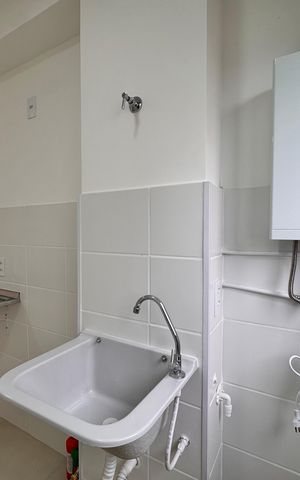 Apartamento para alugar com 55m², 2 quartos e 1 vagaCozinha e Área de Serviço