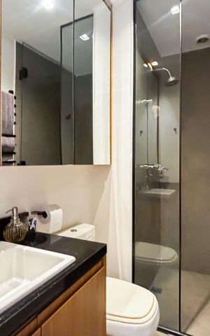 Apartamento para alugar com 32m², 1 quarto e 1 vaga