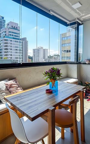 Apartamento para alugar com 32m², 1 quarto e 1 vaga