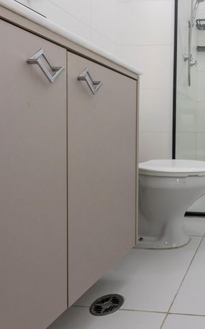 Studio para alugar com 25m², 1 quarto e sem vaga Studio para alugar com 25m², 1 quarto e sem vagaBanheiro
