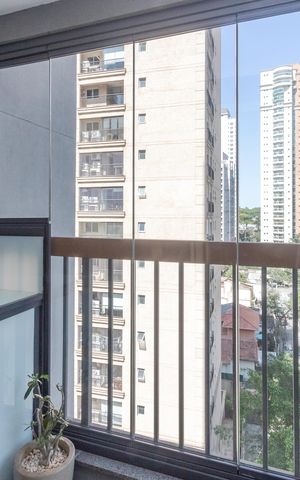 Studio para alugar com 25m², 1 quarto e sem vaga Studio para alugar com 25m², 1 quarto e sem vagaVaranda