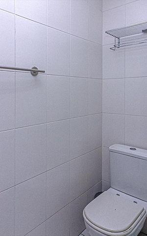 Apartamento à venda com 65m², 2 quartos e 1 vaga Apartamento à venda com 65m², 2 quartos e 1 vagabanheiro social_2