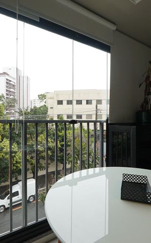 Studio para alugar com 25m², 0 quarto e sem vagaVaranda