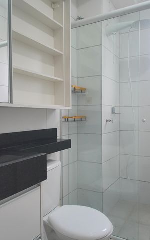 Apartamento para alugar com 43m², 2 quartos e 1 vagaBanheiro