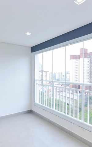 Studio à venda com 30m², 1 quarto e 1 vagaVaranda