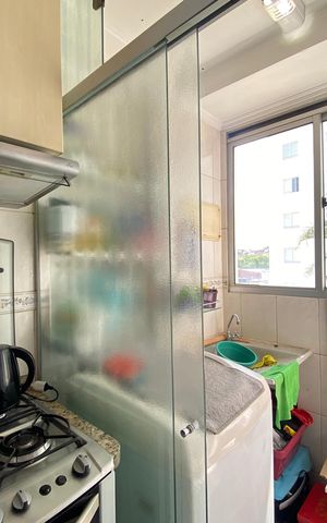 Apartamento para alugar com 57m², 2 quartos e sem vaga Apartamento para alugar com 57m², 2 quartos e sem vagaCozinha - Área de Serviço