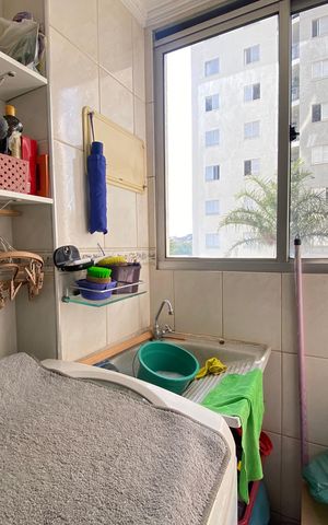 Apartamento para alugar com 57m², 2 quartos e sem vaga Apartamento para alugar com 57m², 2 quartos e sem vagaCozinha - Área de Serviço