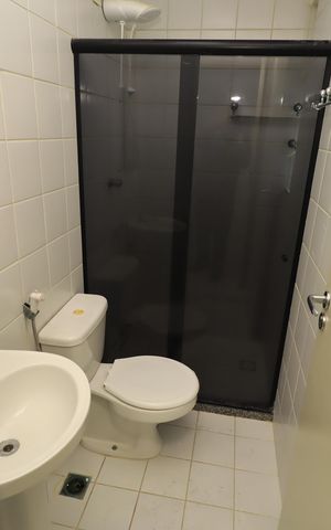Apartamento para alugar com 100m², 3 quartos e sem vagaBanheiro da Suíte 1