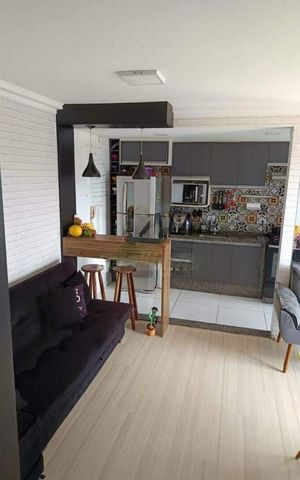 Apartamento à venda com 52m², 2 quartos e 1 vaga