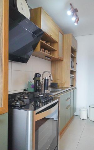 Apartamento à venda com 56m², 2 quartos e 2 vagascozinha