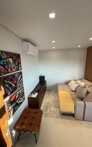 Apartamento à venda com 62m², 1 quarto e 2 vagas Apartamento à venda com 62m², 1 quarto e 2 vagasSala