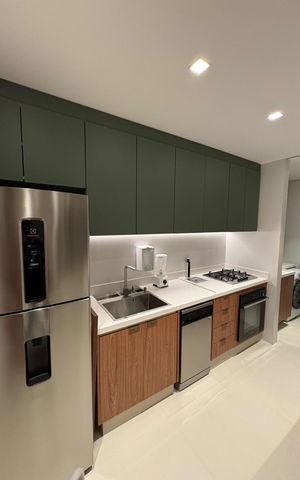 Apartamento à venda com 62m², 1 quarto e 2 vagas Apartamento à venda com 62m², 1 quarto e 2 vagasCozinha