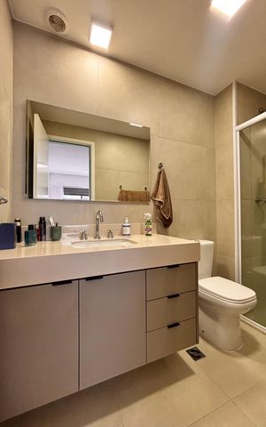 Apartamento para alugar com 50m², 1 quarto e sem vaga Apartamento para alugar com 50m², 1 quarto e sem vagaBanheiro suíte