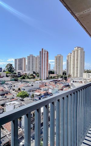 Studio à venda com 32m², 1 quarto e 1 vagaVaranda