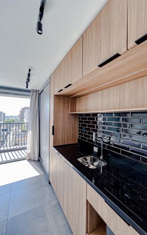 Studio à venda com 32m², 1 quarto e 1 vagaCozinha