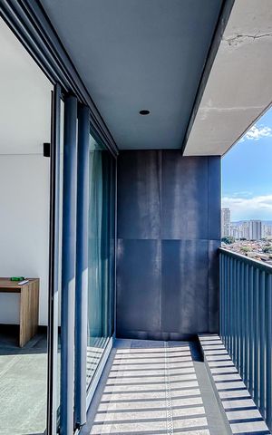 Studio à venda com 32m², 1 quarto e 1 vagaVaranda