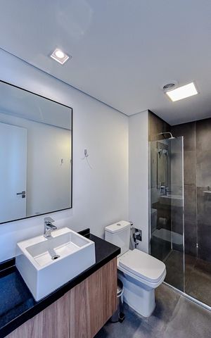 Studio à venda com 32m², 1 quarto e 1 vagaBanheiro