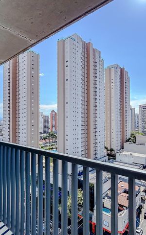 Studio à venda com 32m², 1 quarto e 1 vagaVaranda