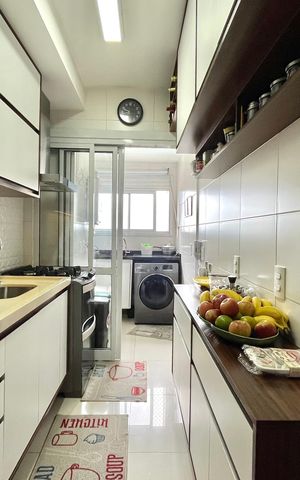 Apartamento para alugar com 73m², 2 quartos e 1 vagaCozinha